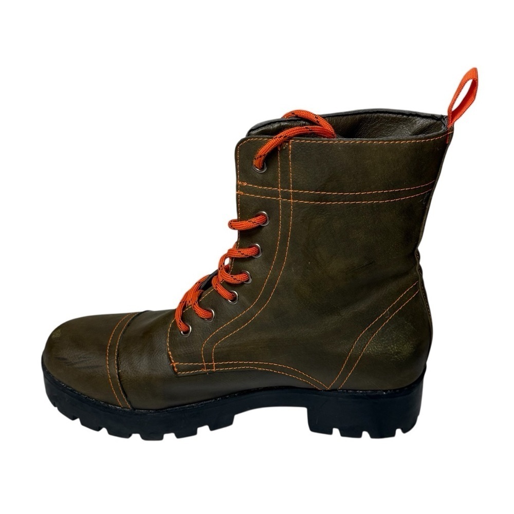 Seven7 Olive Green Lace Up Boots. Size 11 - Picture 6 of 13